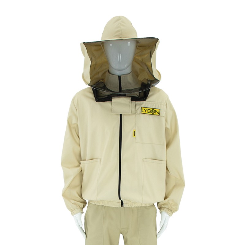 Куртка пчеловода с замком и лицевой сеткой OPTIMA Line